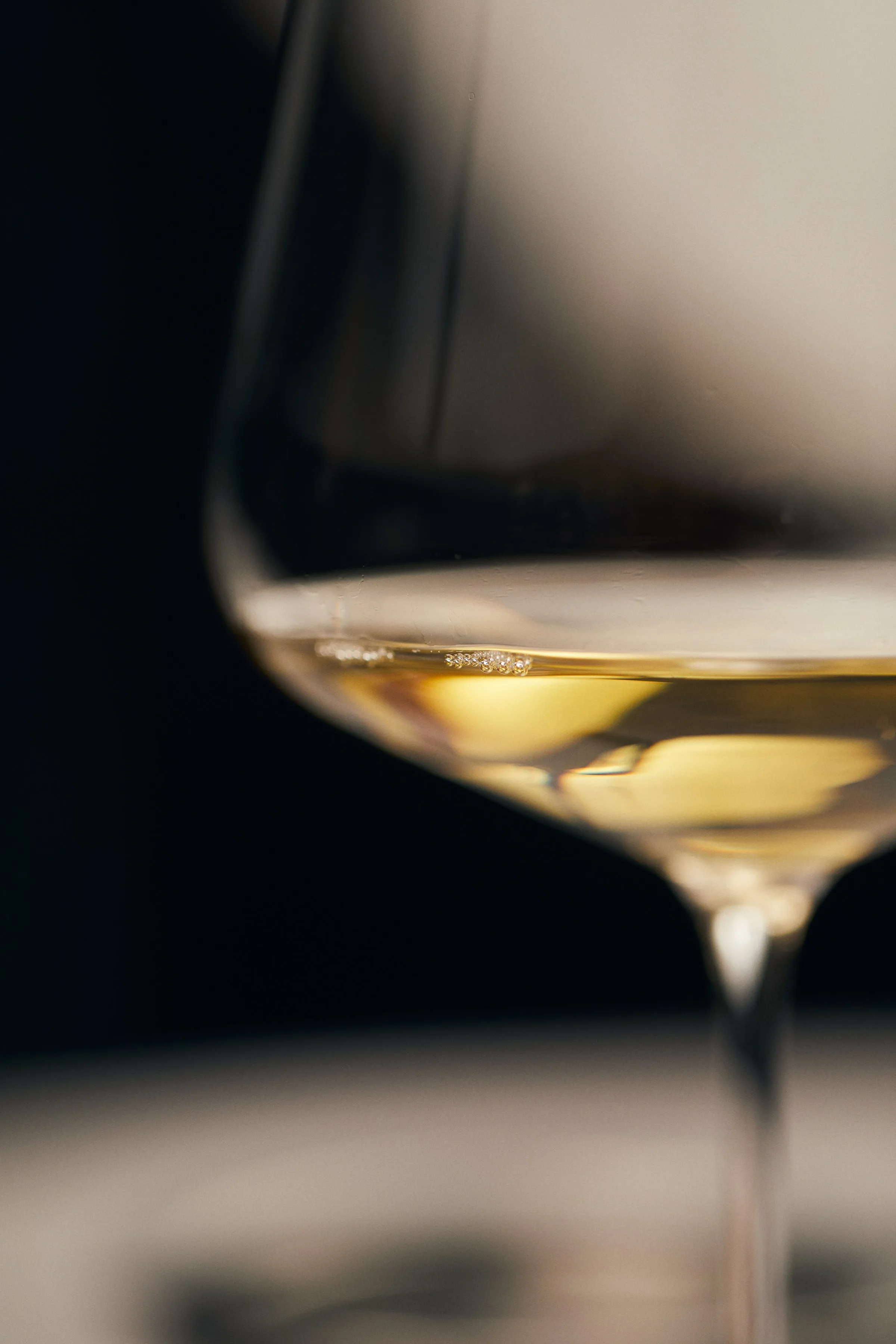 Glass of white wine